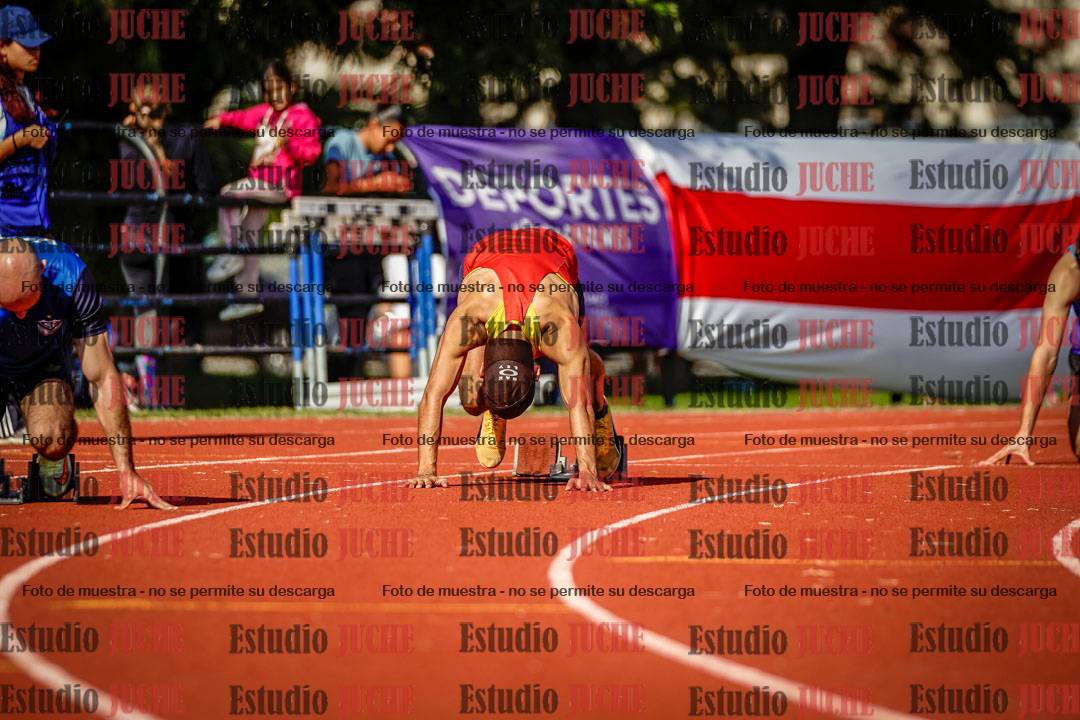 Fotos de los 200 m llanos de varones