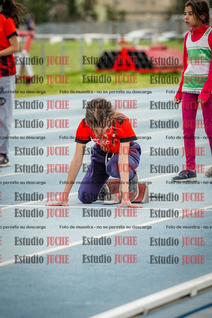 Fotos de los 50 m llanos de mujeres - U12