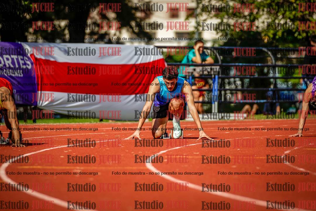 Fotos de los 200 m llanos de varones
