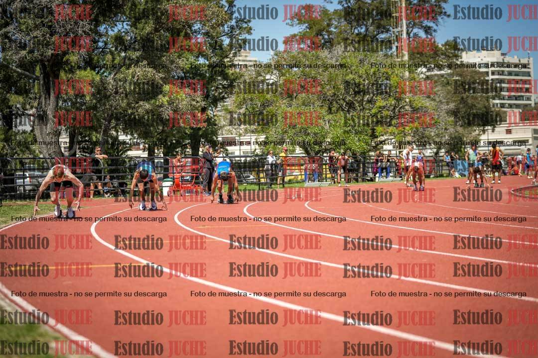 Fotos de los 200 m llanos de varones
