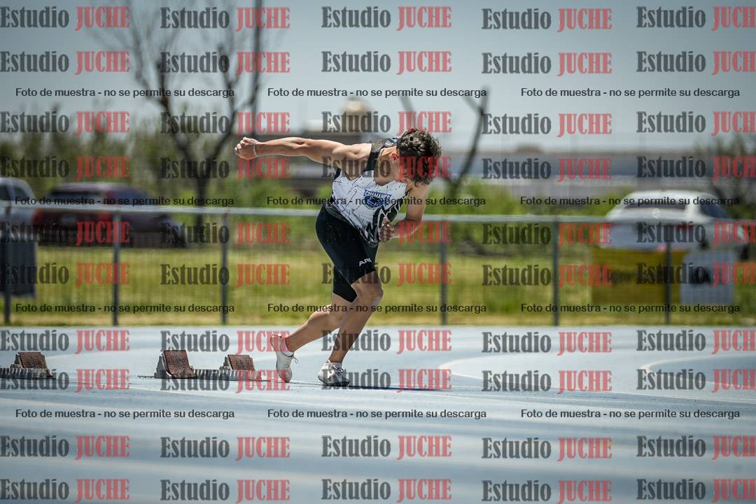 Fotos de los 100 m llanos de varones