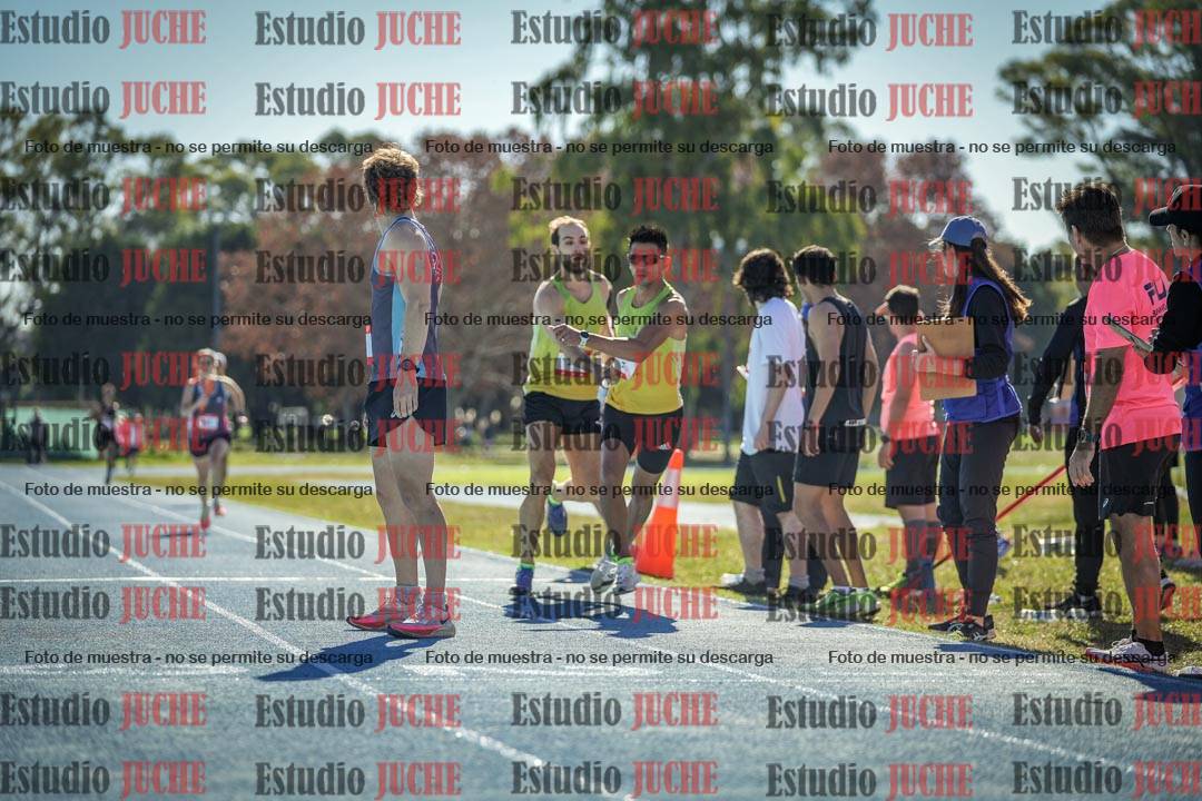Fotos durante los relevos