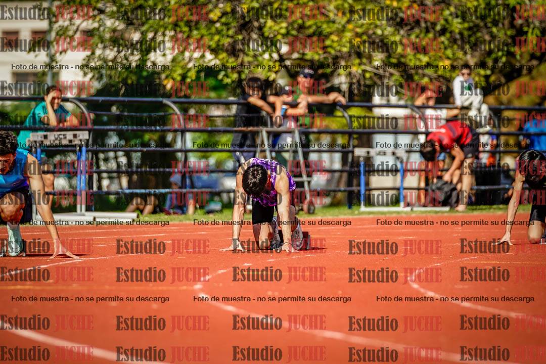 Fotos de los 200 m llanos de varones
