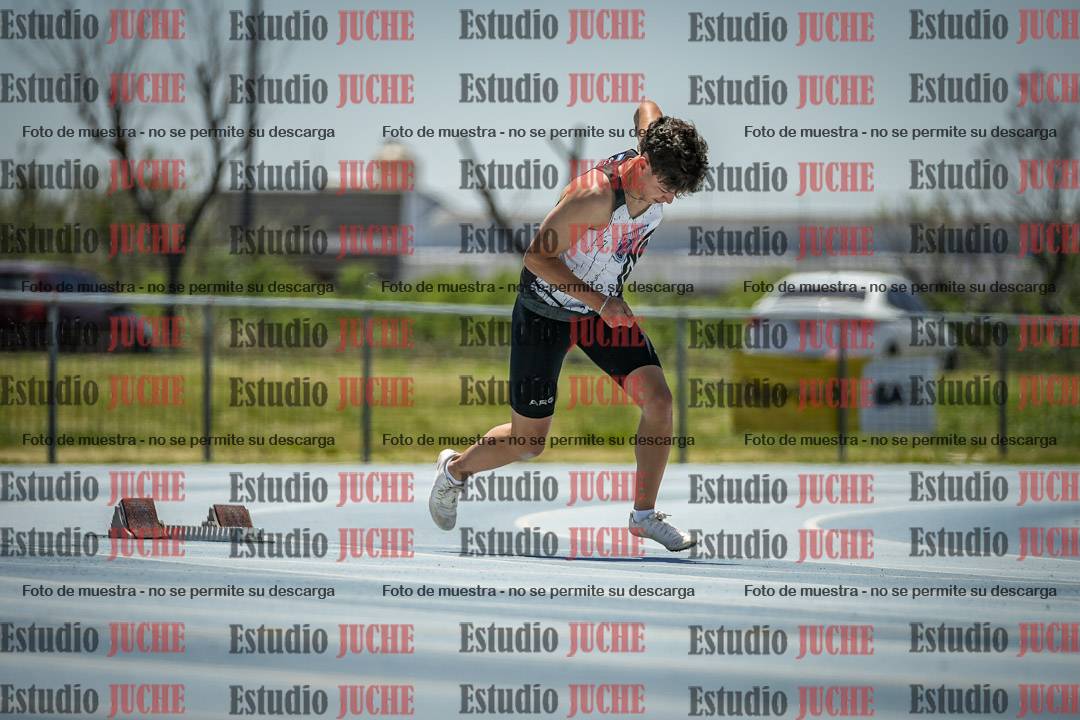 Fotos de los 100 m llanos de varones