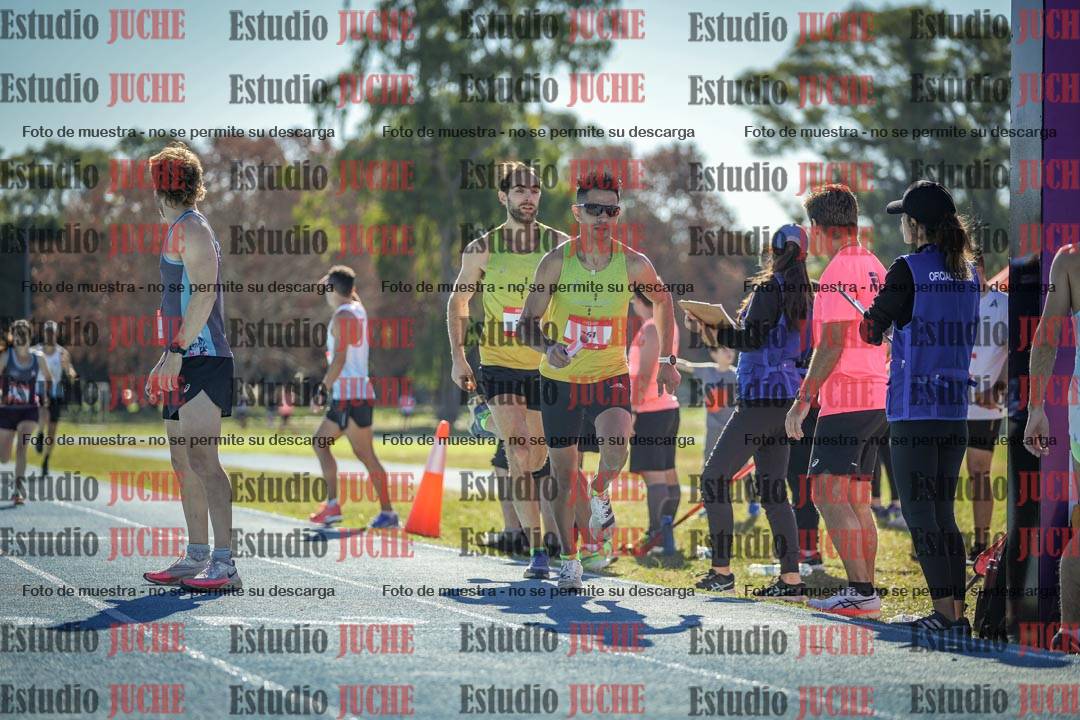 Fotos durante los relevos