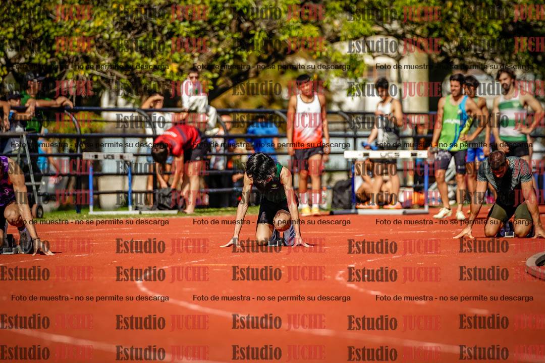 Fotos de los 200 m llanos de varones