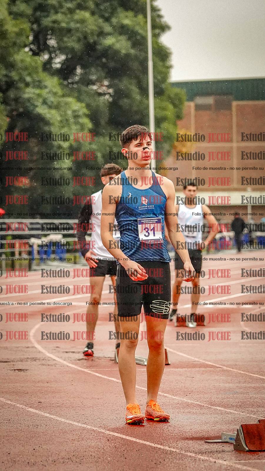Fotos de los 400 m de varones