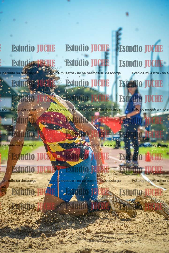 Fotos del salto en largo de varones