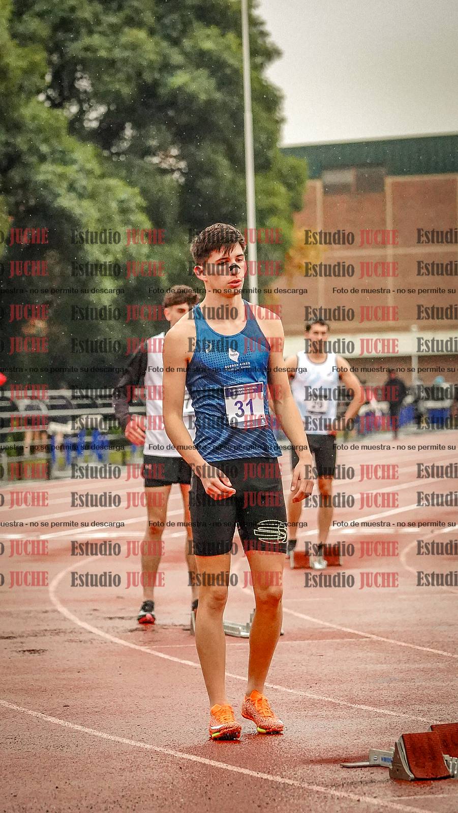 Fotos de los 400 m de varones