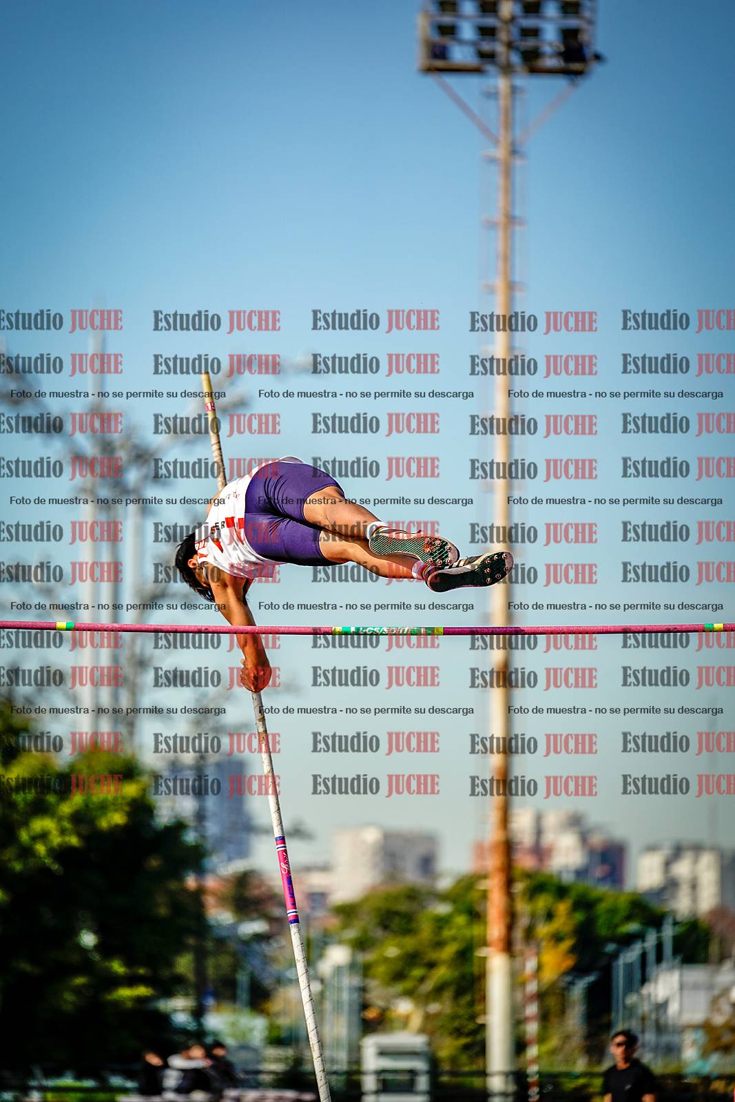 Fotos del salto con garrocha de varones - decatlón 8