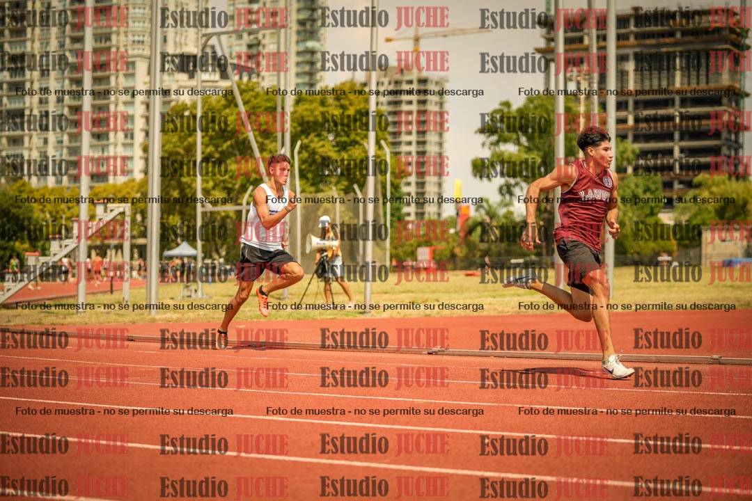 Fotos de los 200 m llanos de varones