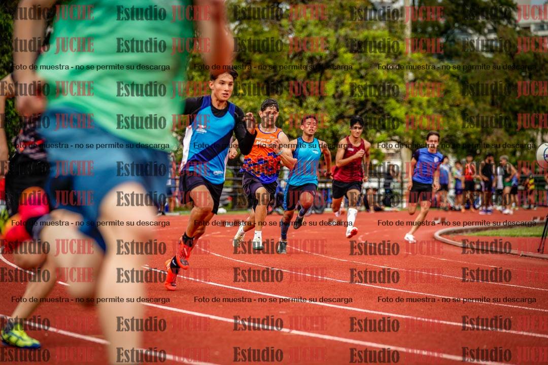 Fotos de los 200 m de varones