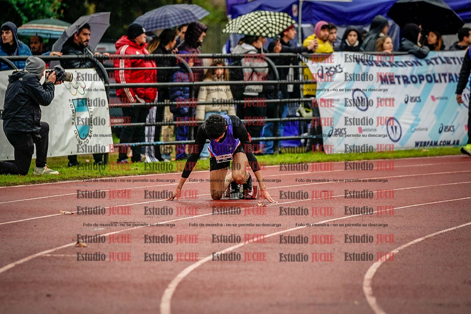 Fotos de los 400 m de varones