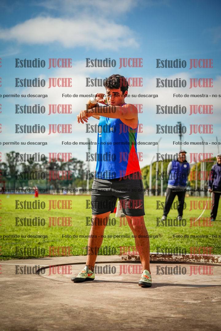 Fotos del lanzamiento de bala de varones