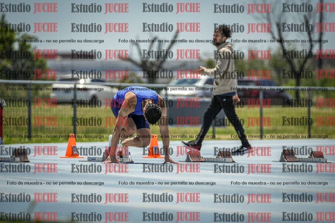 Fotos de los 100 m llanos de varones