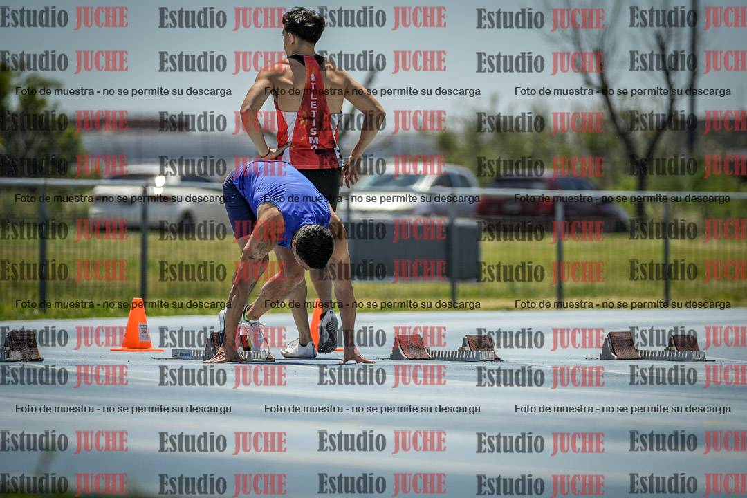 Fotos de los 100 m llanos de varones