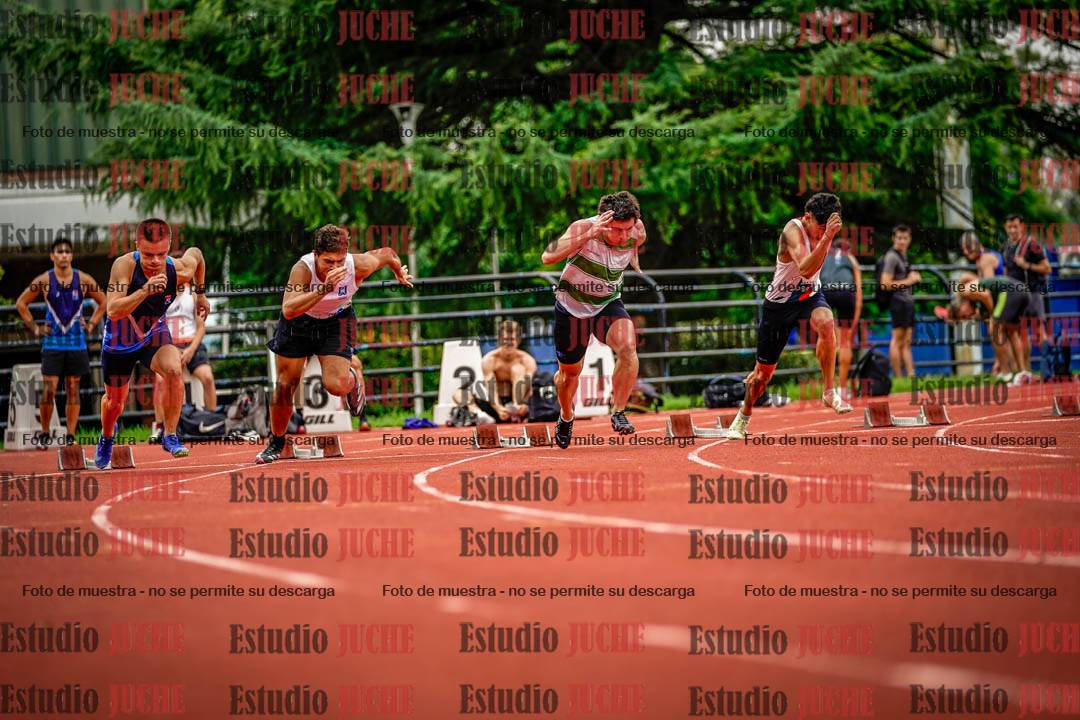 Fotos de los 100 m llanos de varones