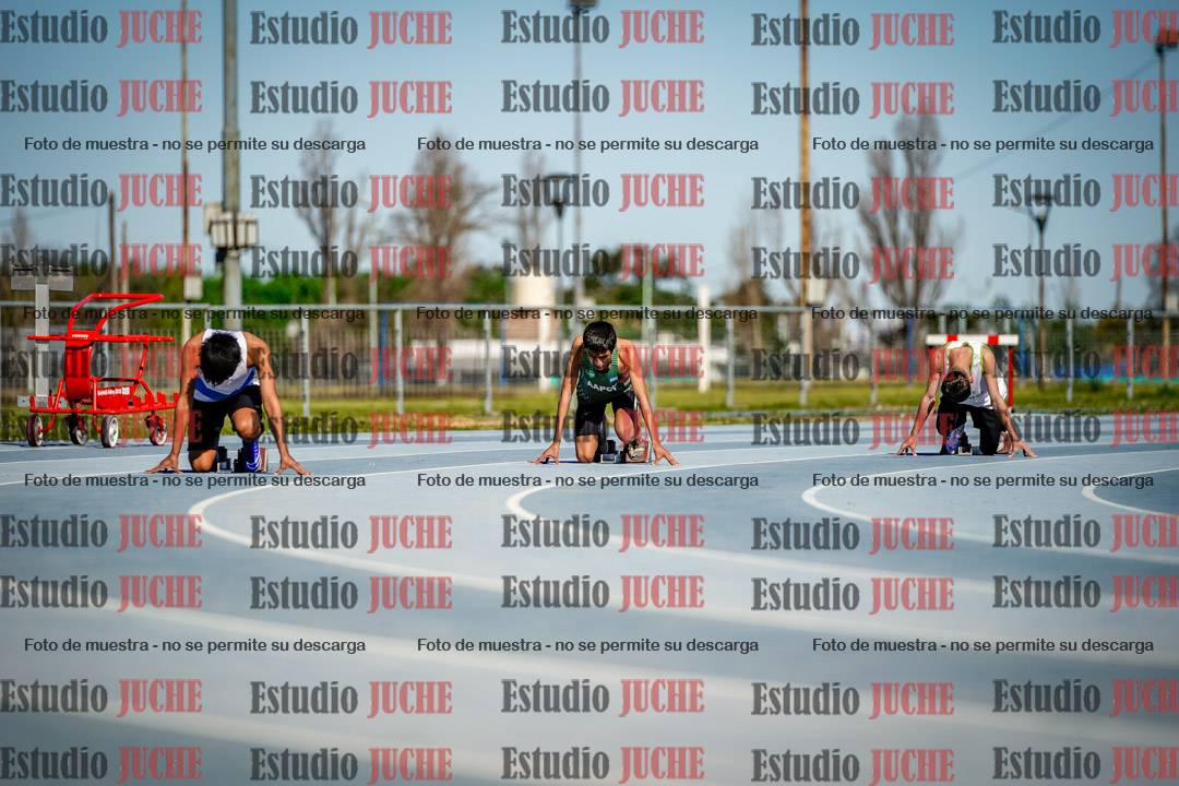 Fotos de los 200 m llanos de varones