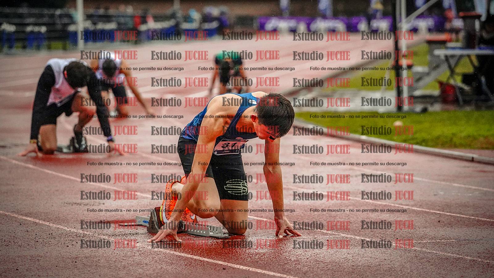 Fotos de los 400 m de varones