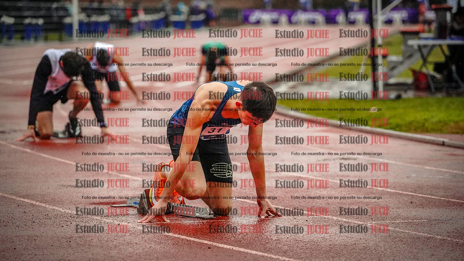 Fotos de los 400 m de varones
