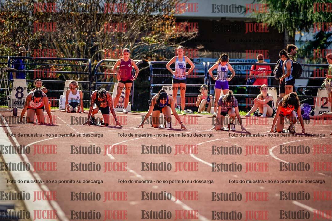 Fotos de los 100 m llanos de mujeres