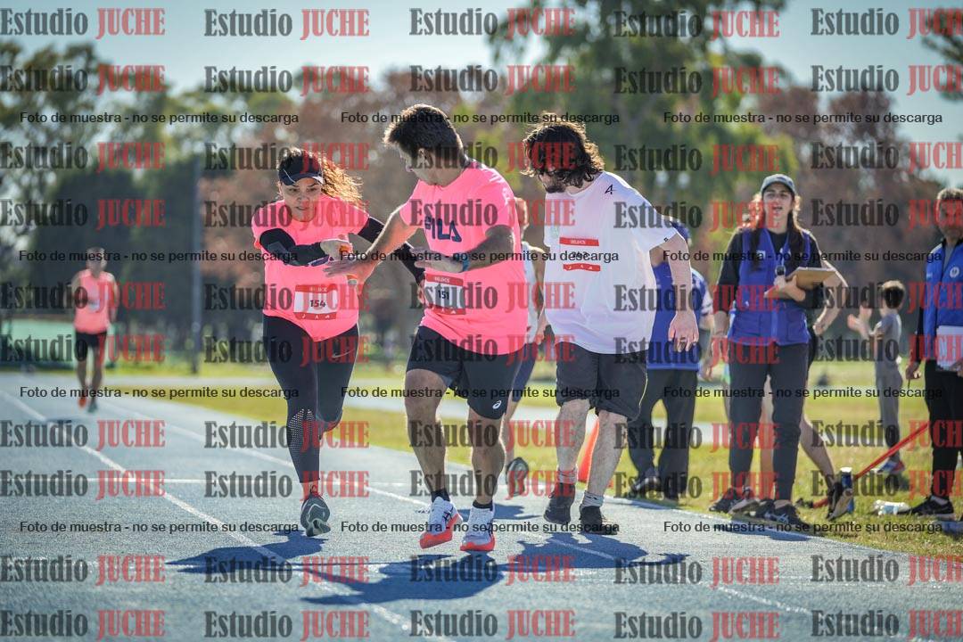 Fotos durante los relevos