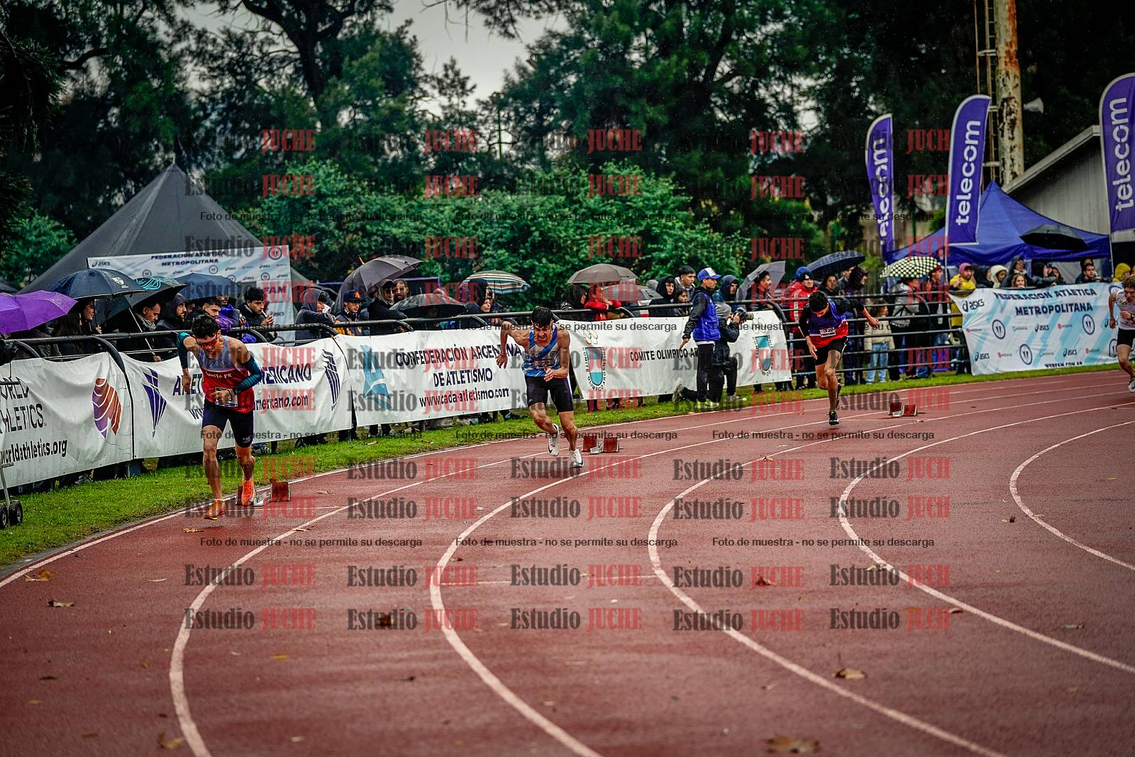 Fotos de los 400 m de varones