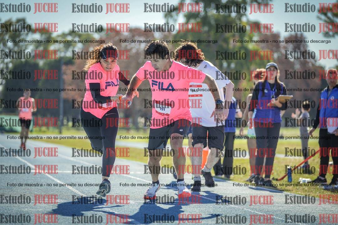 Fotos durante los relevos