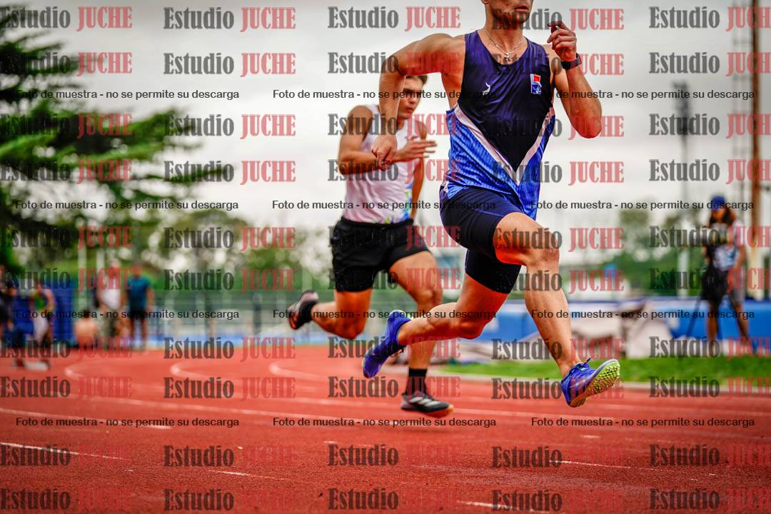 Fotos de los 100 m llanos de varones