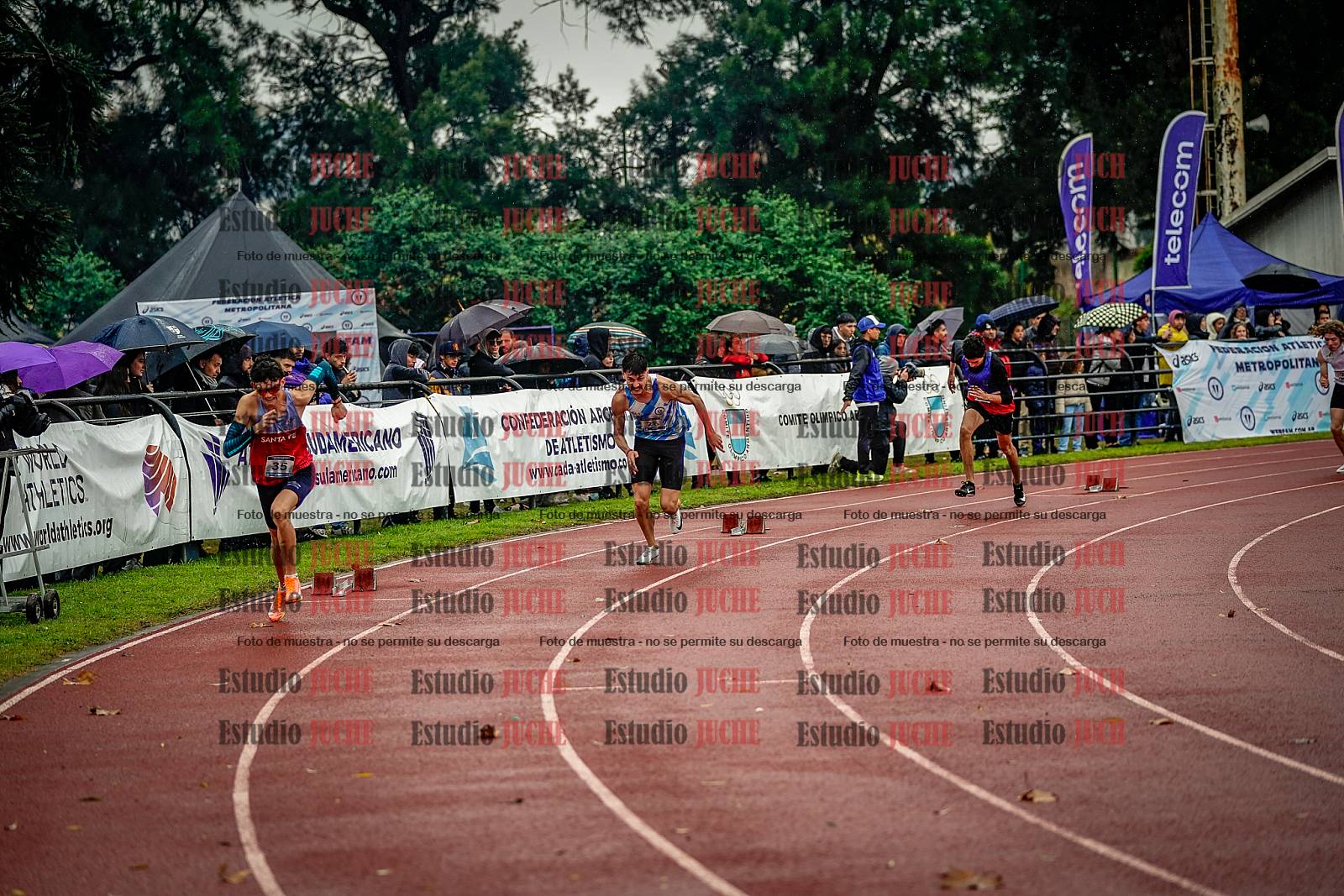 Fotos de los 400 m de varones