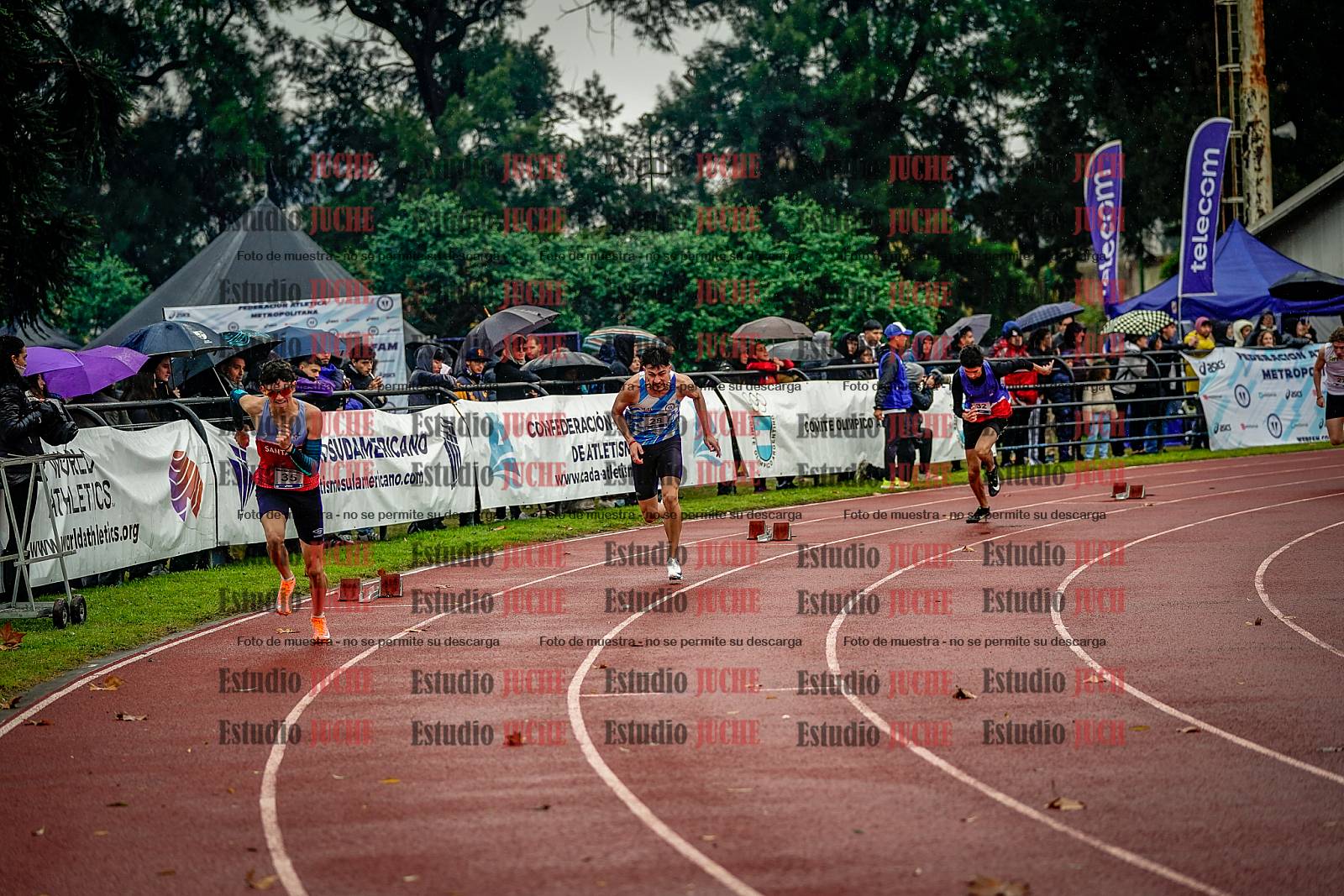 Fotos de los 400 m de varones