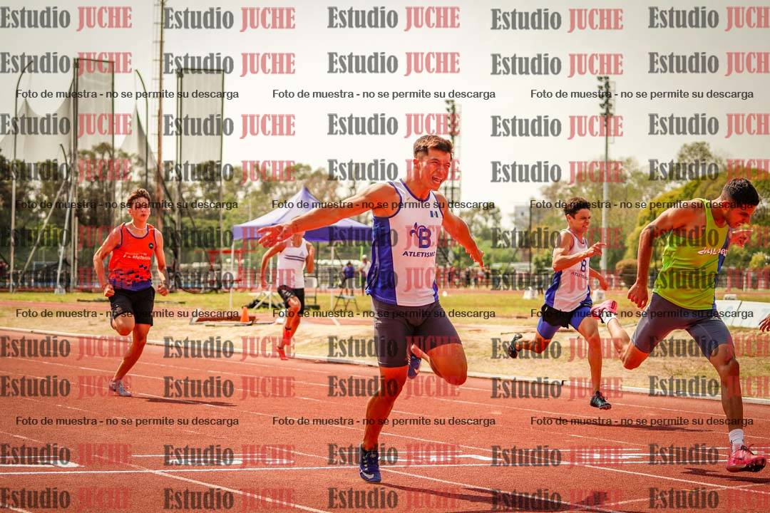 Fotos de los 200 m llanos de varones