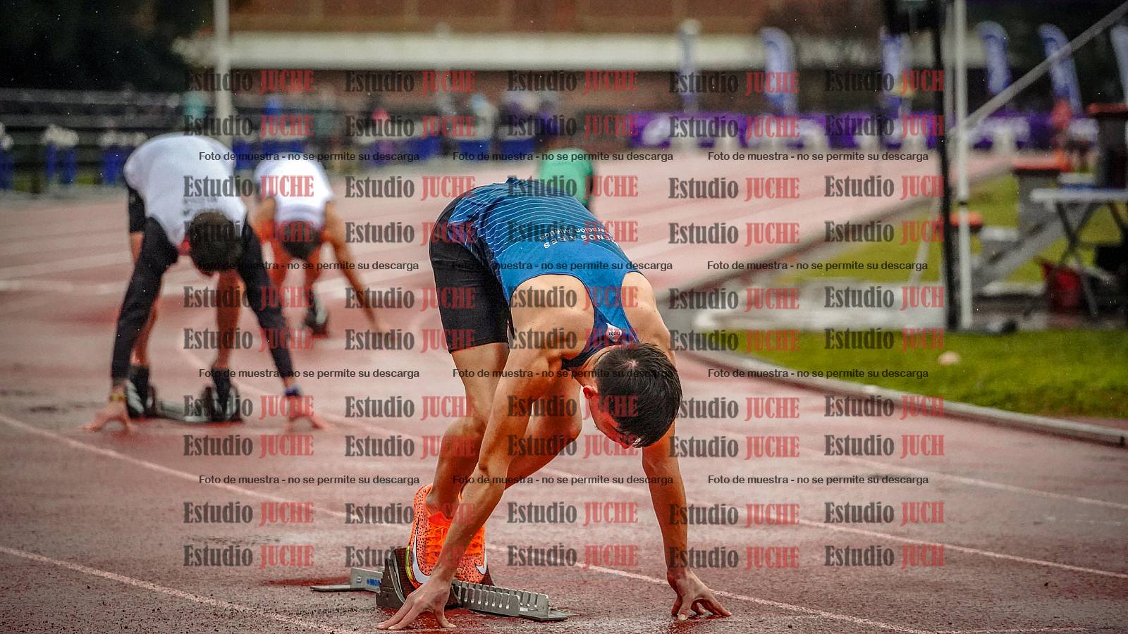 Fotos de los 400 m de varones