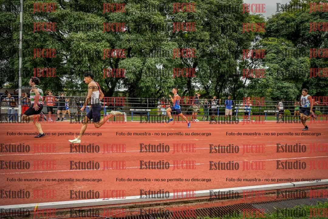 Fotos de los 100 m llanos de varones