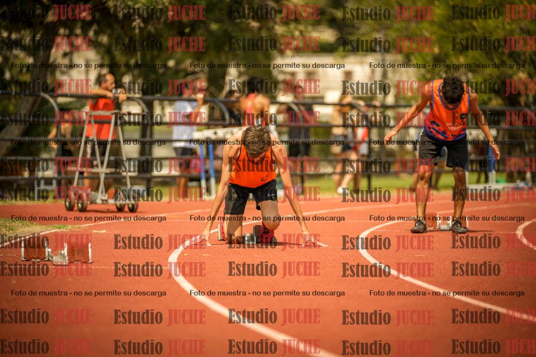 Fotos de los 200 m llanos de varones