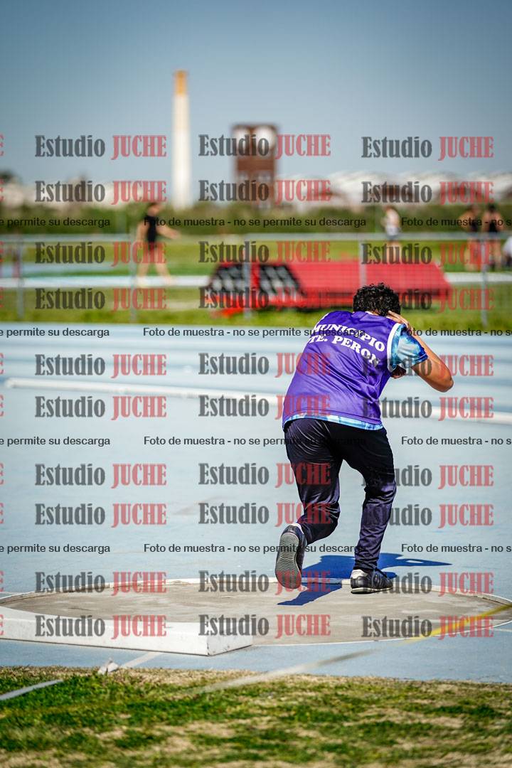 Fotos del lanzamiento de bala de varones