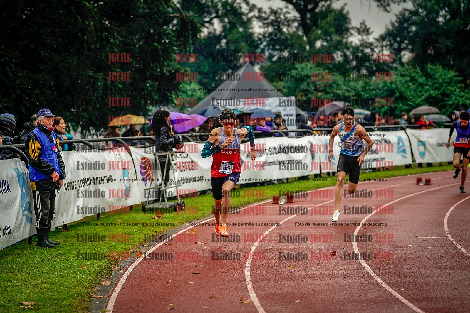 Fotos de los 400 m de varones