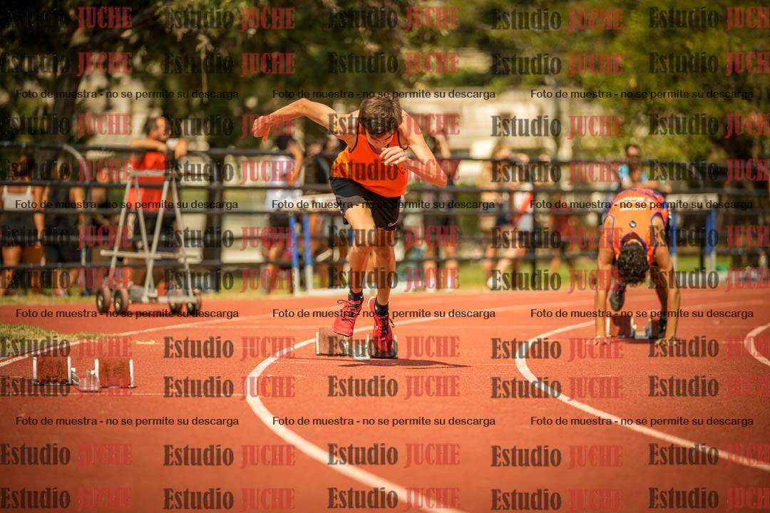 Fotos de los 200 m llanos de varones