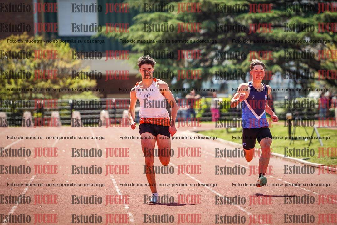 Fotos de los 200 m llanos de varones