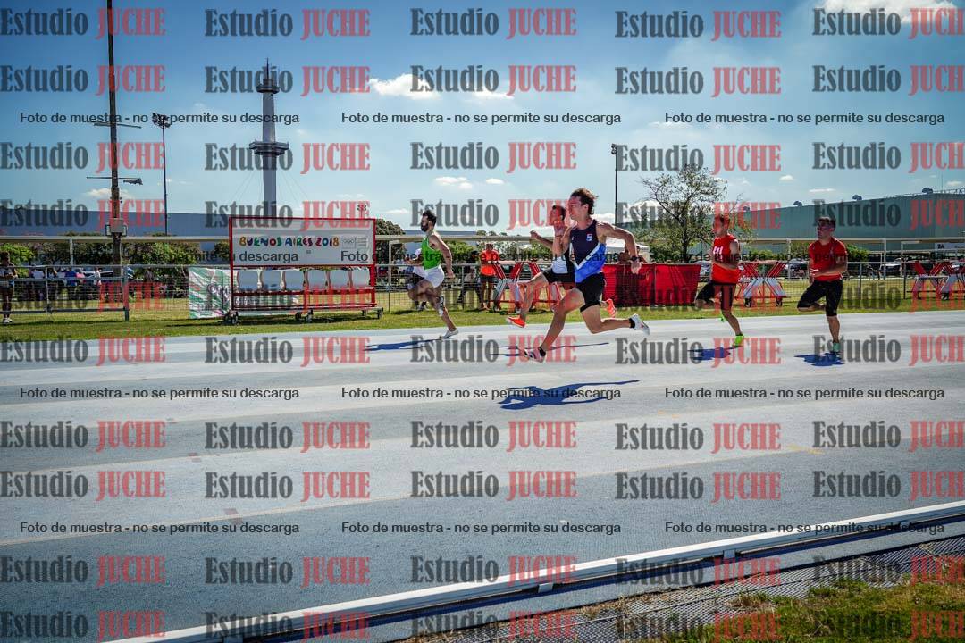 Fotos de los 100 m llanos de varones