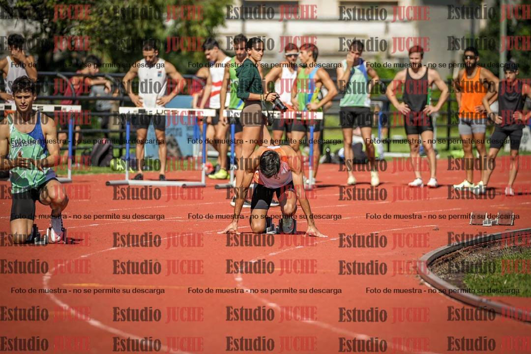 Fotos de los 200 m llanos de varones