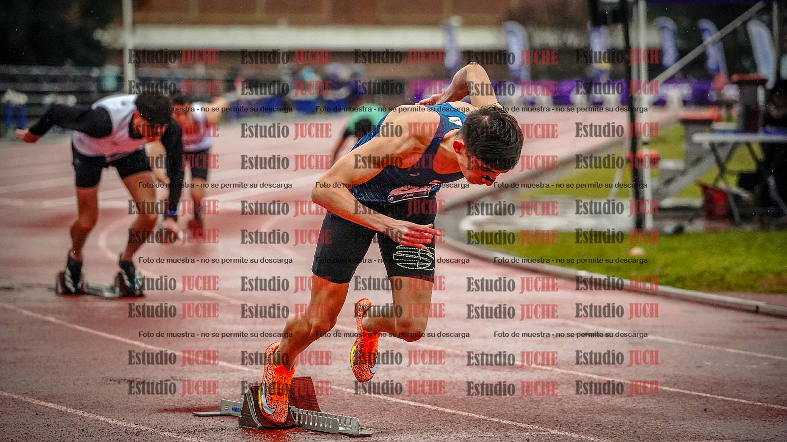 Fotos de los 400 m de varones