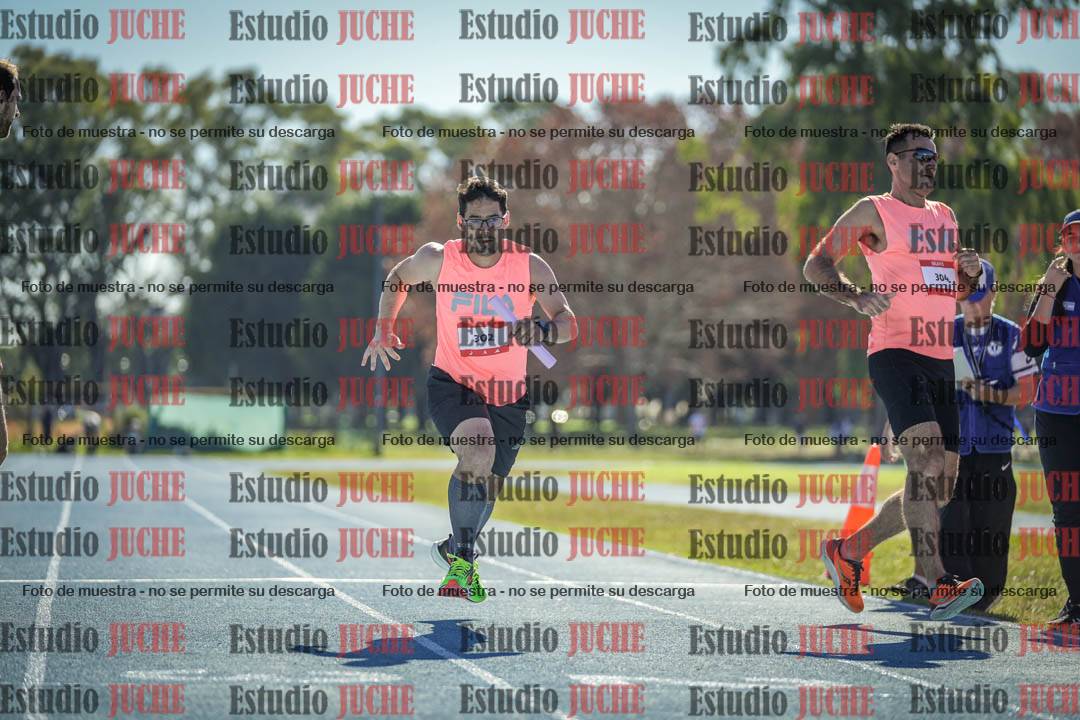Fotos durante los relevos