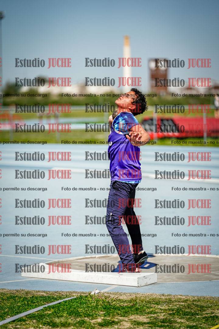 Fotos del lanzamiento de bala de varones