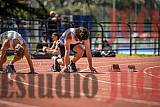 Fotos de los 100 m llanos de varones