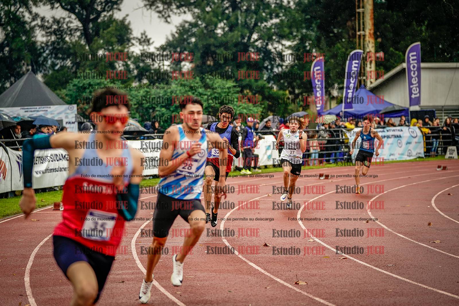 Fotos de los 400 m de varones