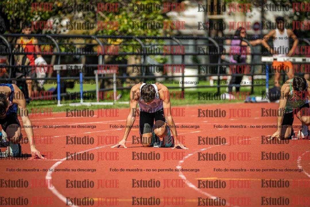 Fotos de los 200 m llanos de varones