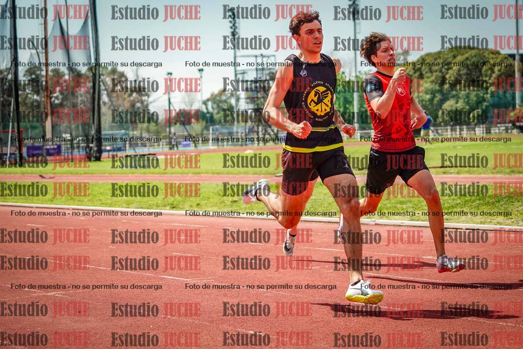 Fotos de los 400 m llanos de varones
