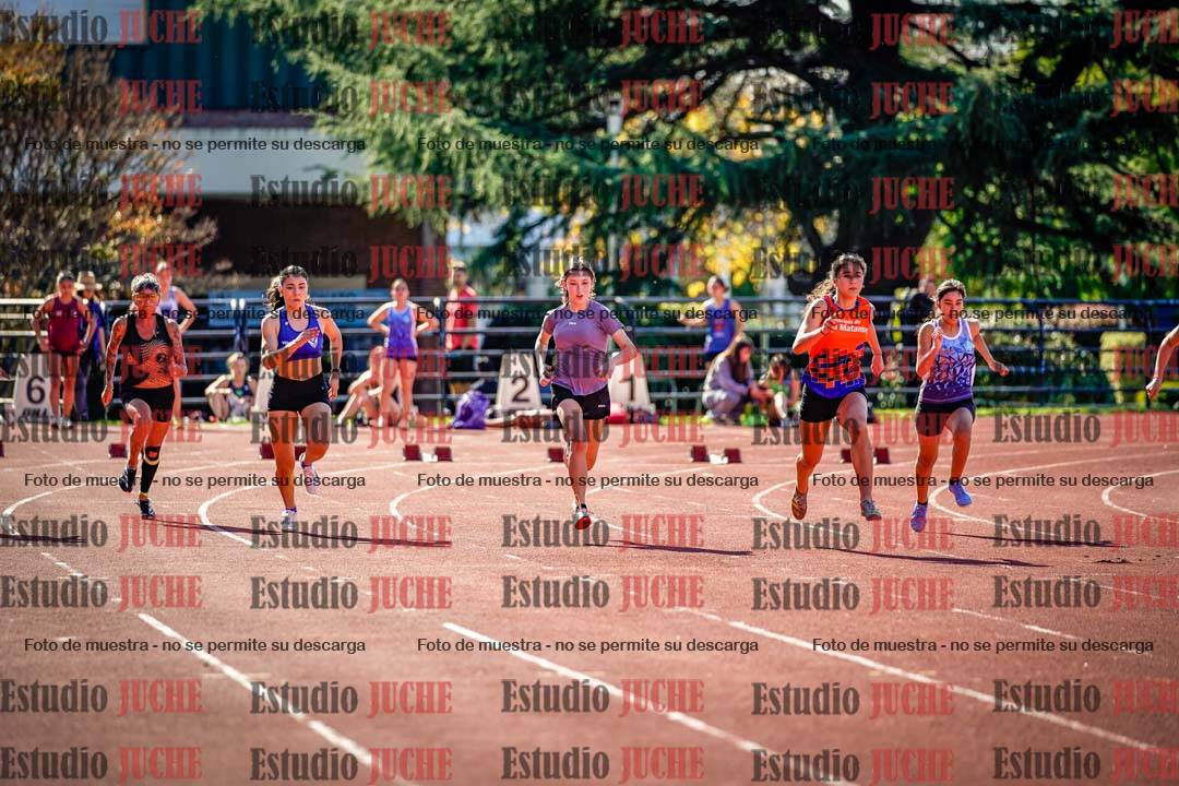 Fotos de los 100 m llanos de mujeres