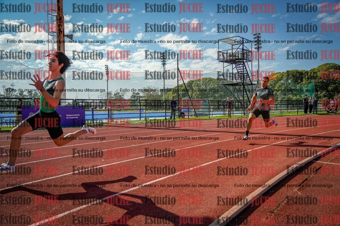 Fotos de los 200 m llanos de varones